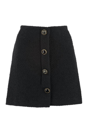 Ginette bouclé mini skirt-0